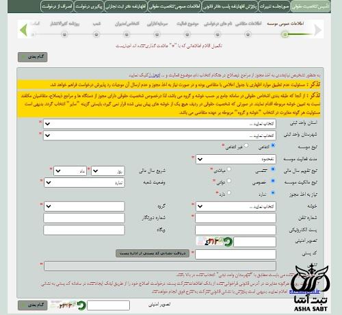 مراحل تاسیس موسسه خیریه